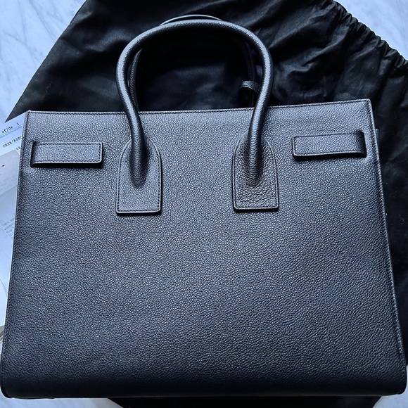 Saint Laurent Small Sac de Jour Black Grainy Calf - Picture 8 of 9